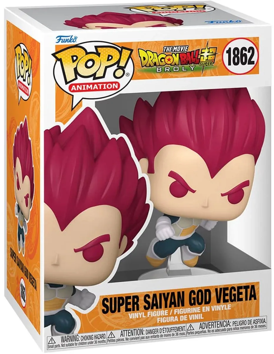 Funko Pop Dragon Ball Super Broly SSG Vegeta #1862 - 9,5 cm