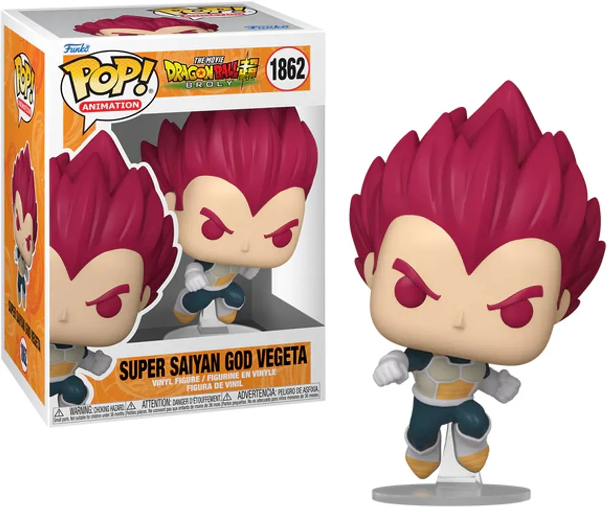 Funko Pop Dragon Ball Super Broly SSG Vegeta #1862 - 9,5 cm