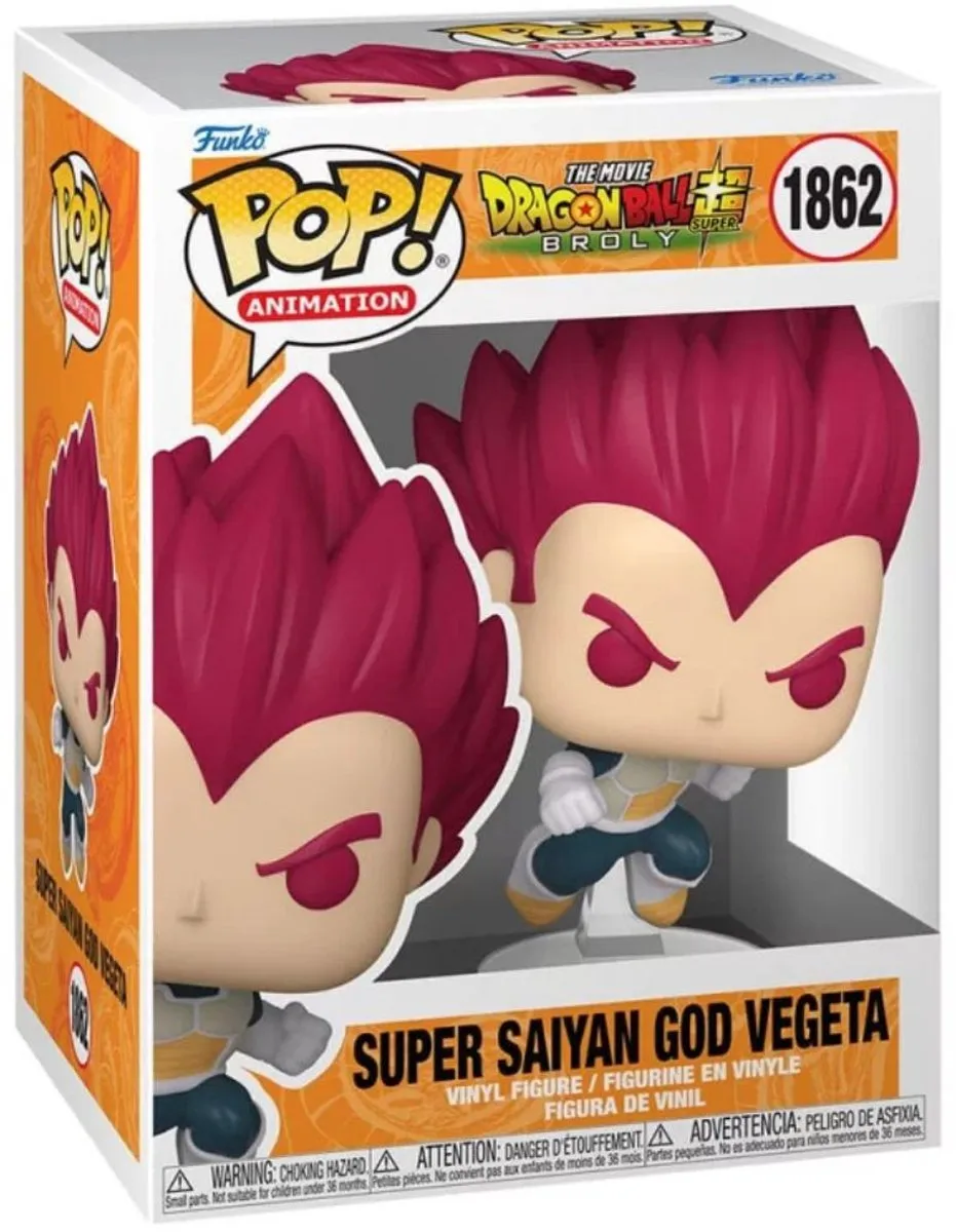 Funko Pop Dragon Ball Super Broly SSG Vegeta #1862 - 9,5 cm