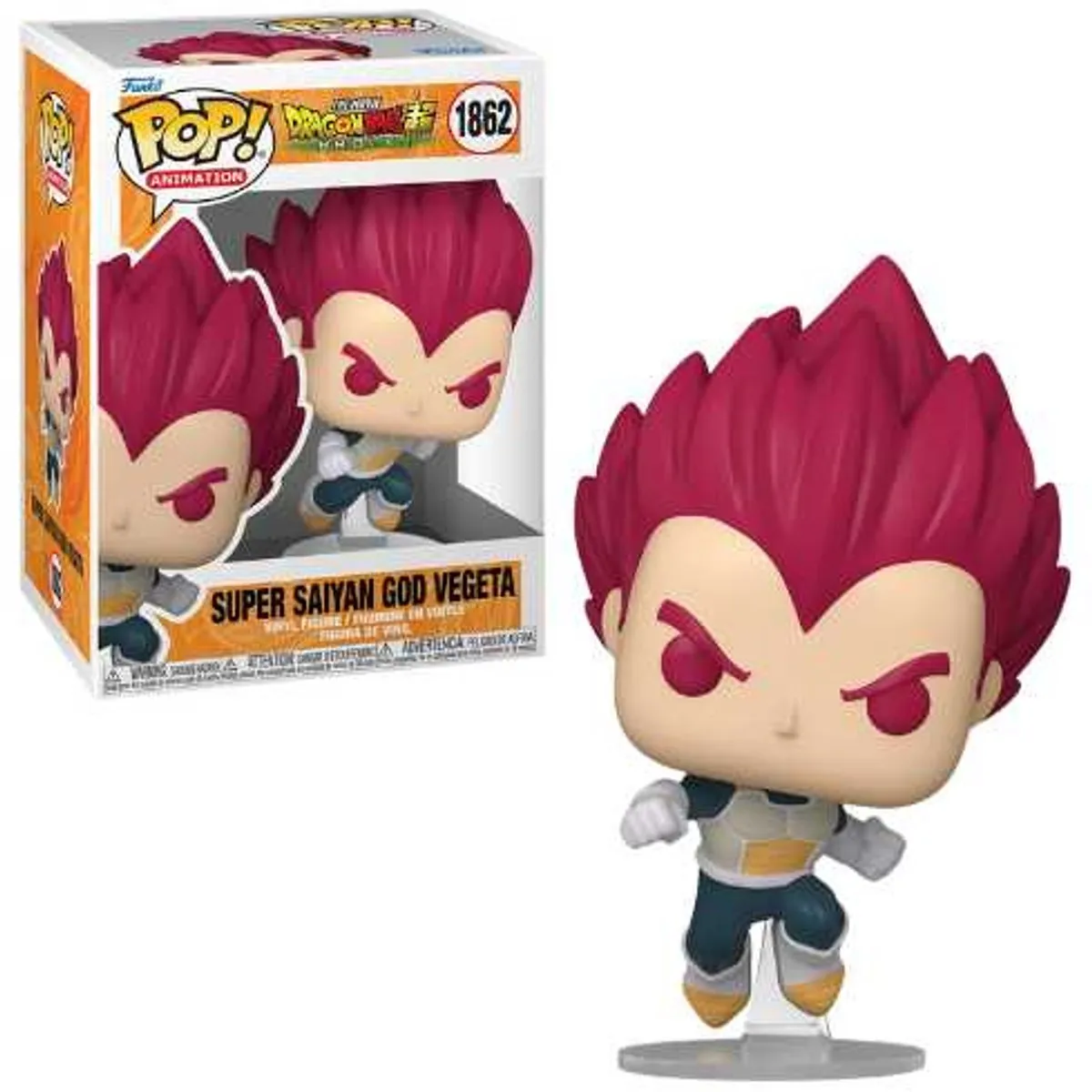 Funko Pop Dragon Ball Super Broly SSG Vegeta #1862 - 9,5 cm