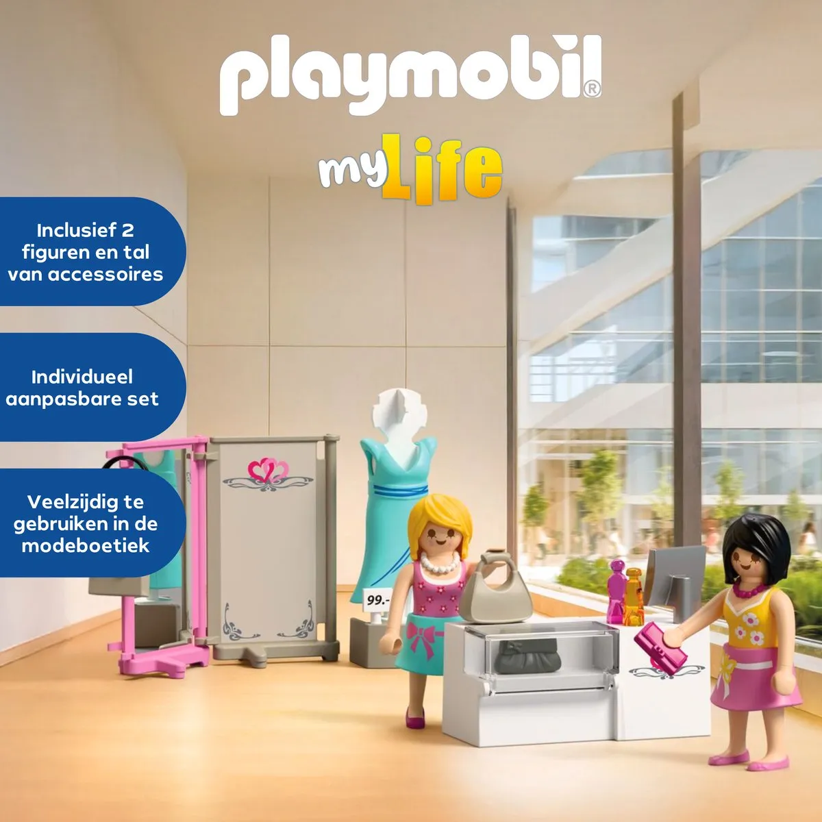 Playmobil MyLife Fashion Boutique 72081 - 2 Figuren - Meerkleurig