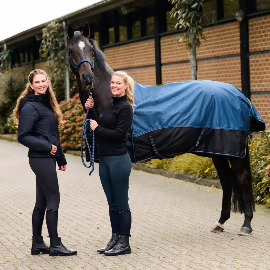 QHP Trui met halve rits Teddy - 32 - Zwart - afbeelding 3 van 6