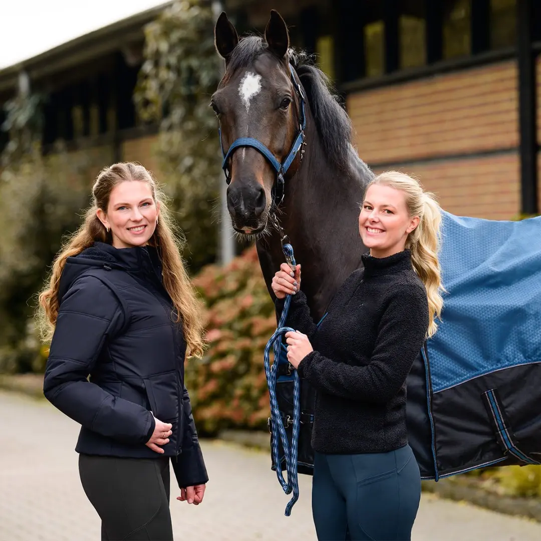 QHP Trui met halve rits Teddy - 32 - Zwart - afbeelding 5 van 6