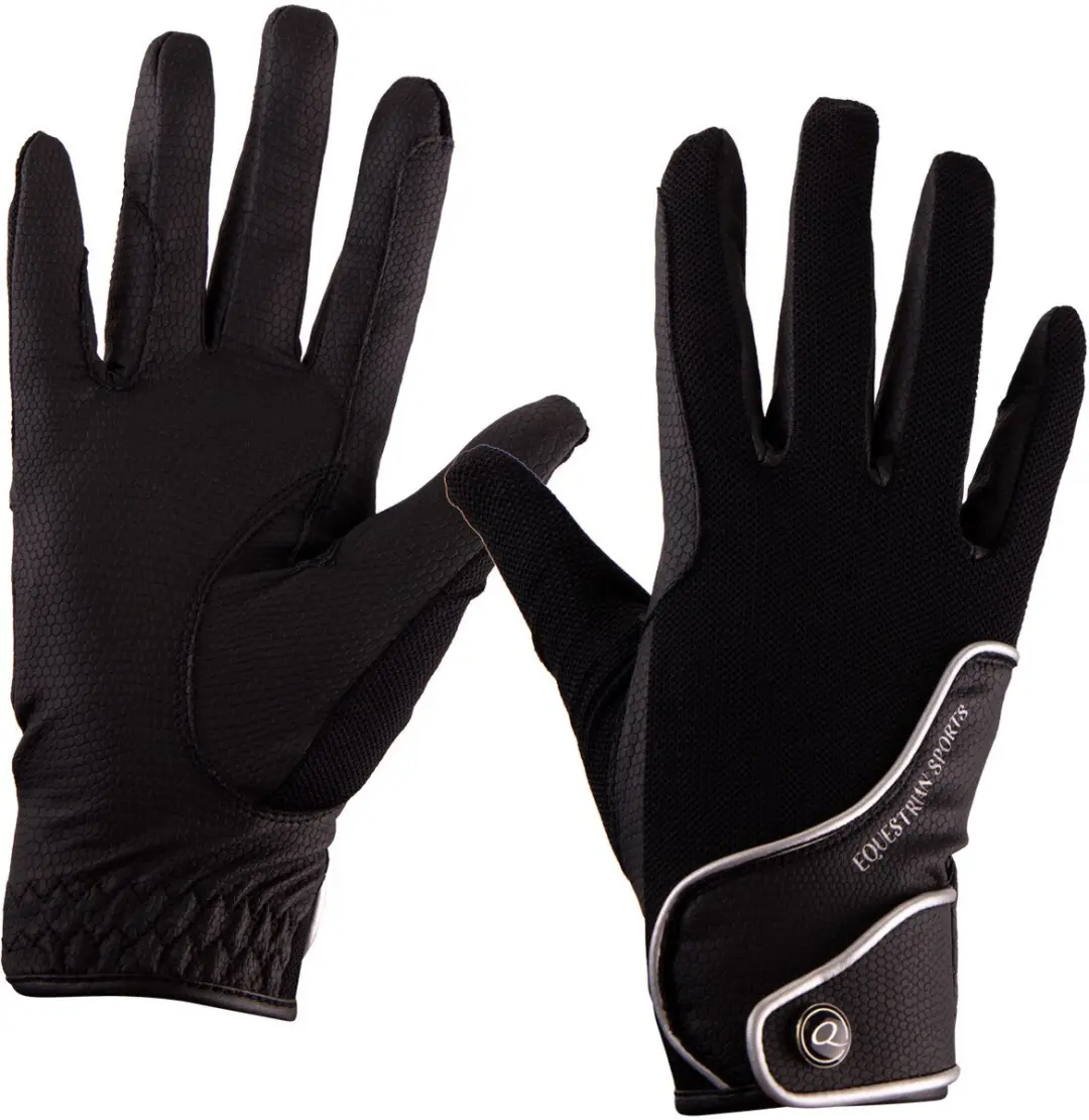 Qhp Handschoen Summer Mesh Zwart