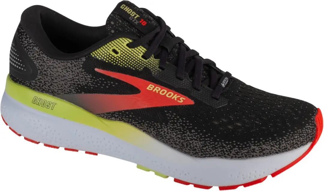 Brooks Ghost 16 GTX, Mannen, Zwart, Hardloopschoenen, maat: 44