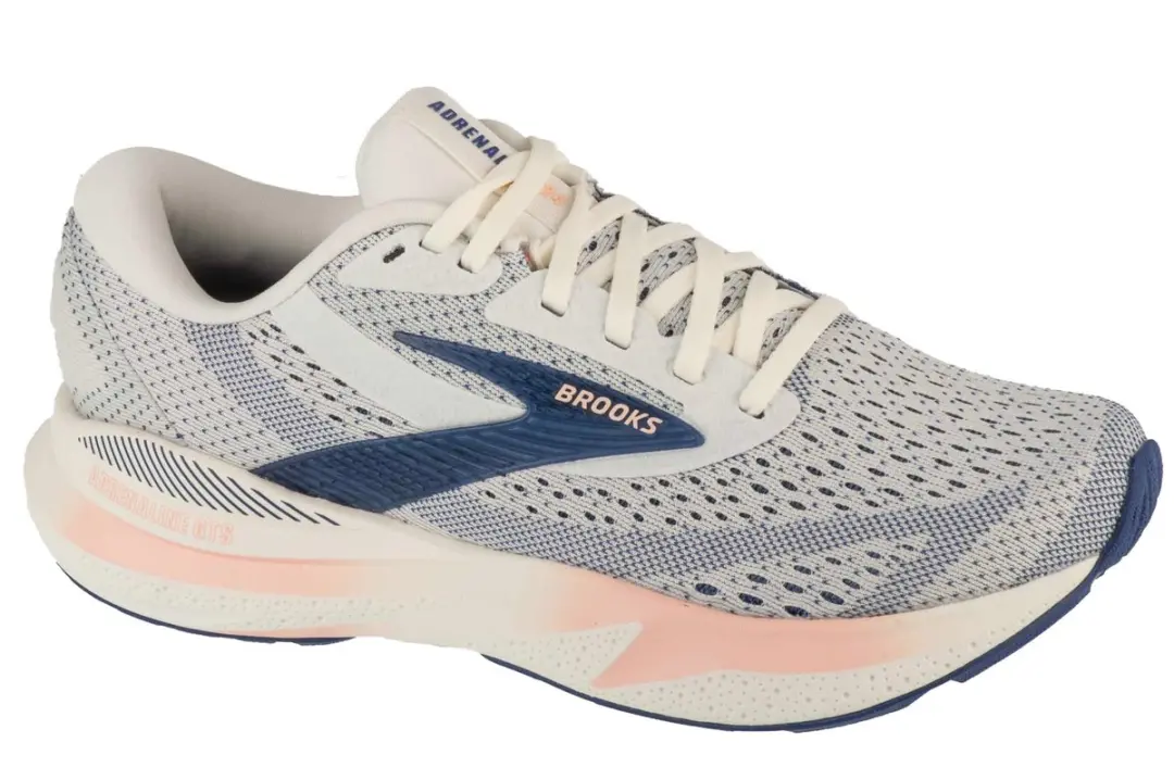 Brooks Adrenaline GTS 24, Vrouwen, Grijs, Hardloopschoenen, maat: 38