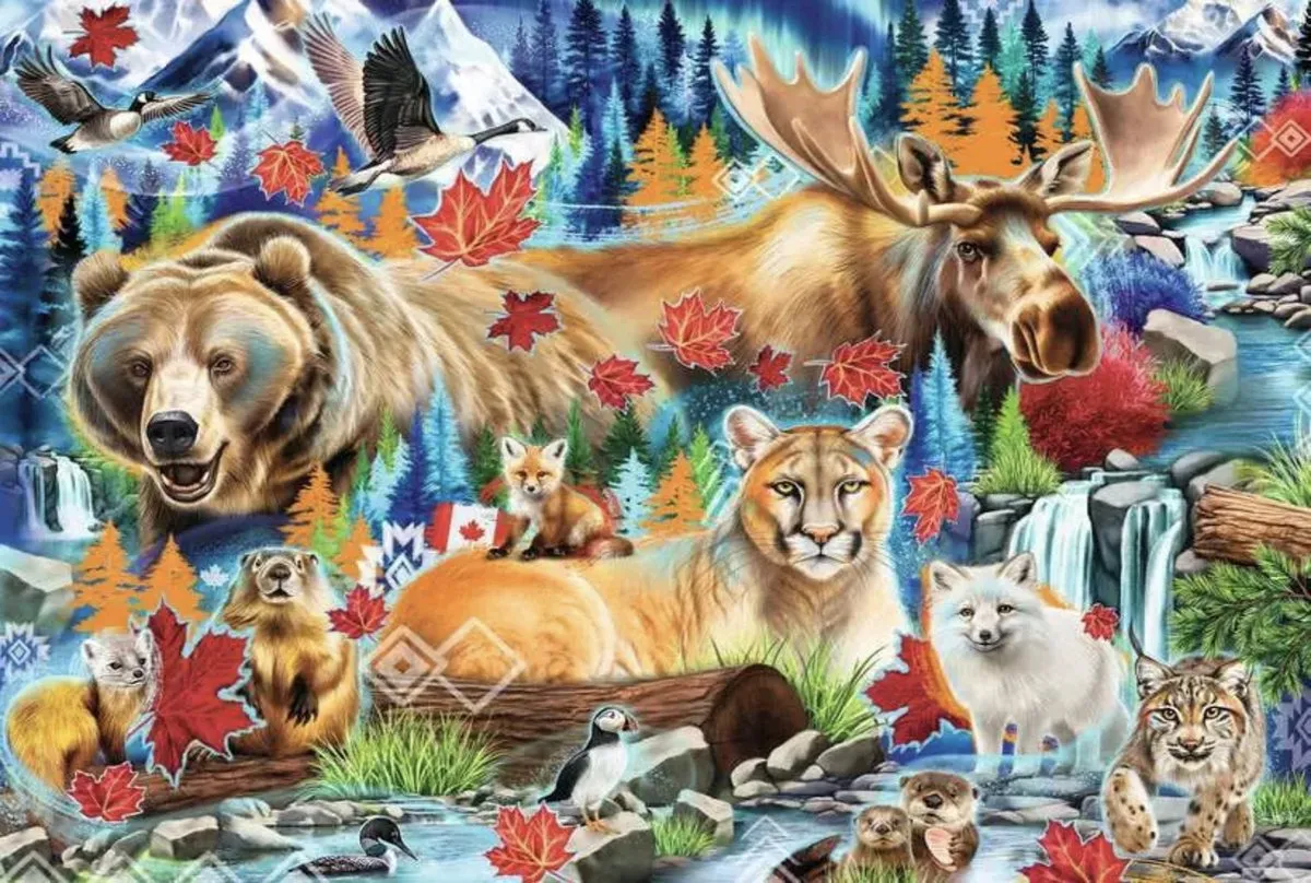Ravensburger Wild Canada Puzzel 1000 Stuks - Multi