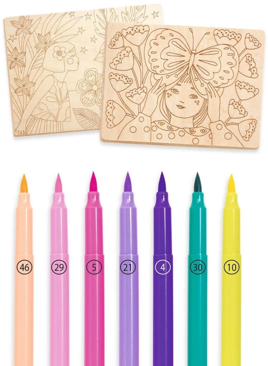 Djeco Sweet Girls Knutselset - Multicolor