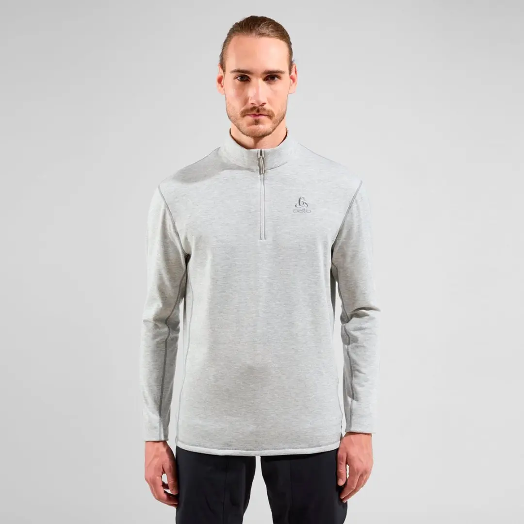 ODLO Berra 542492 Midlayer 1/2 Zip - L - Grey Melange - afbeelding 3 van 6