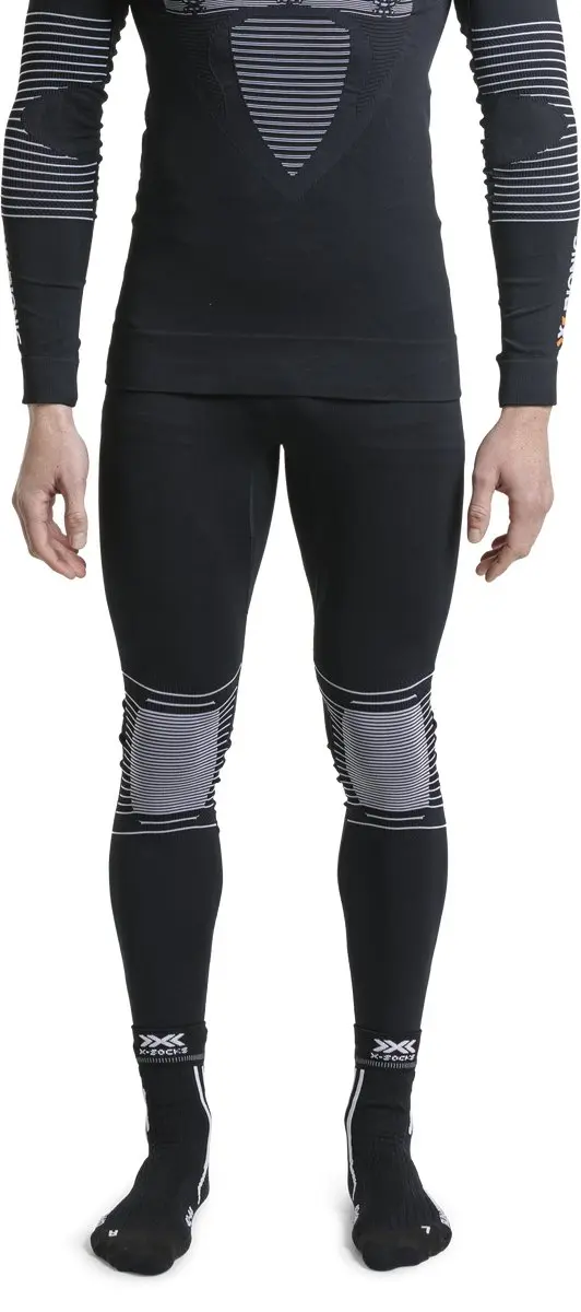X-Bionic Energizer 4.0 Heren Compressiebroek M - Opaalzwart/Arctisch wit