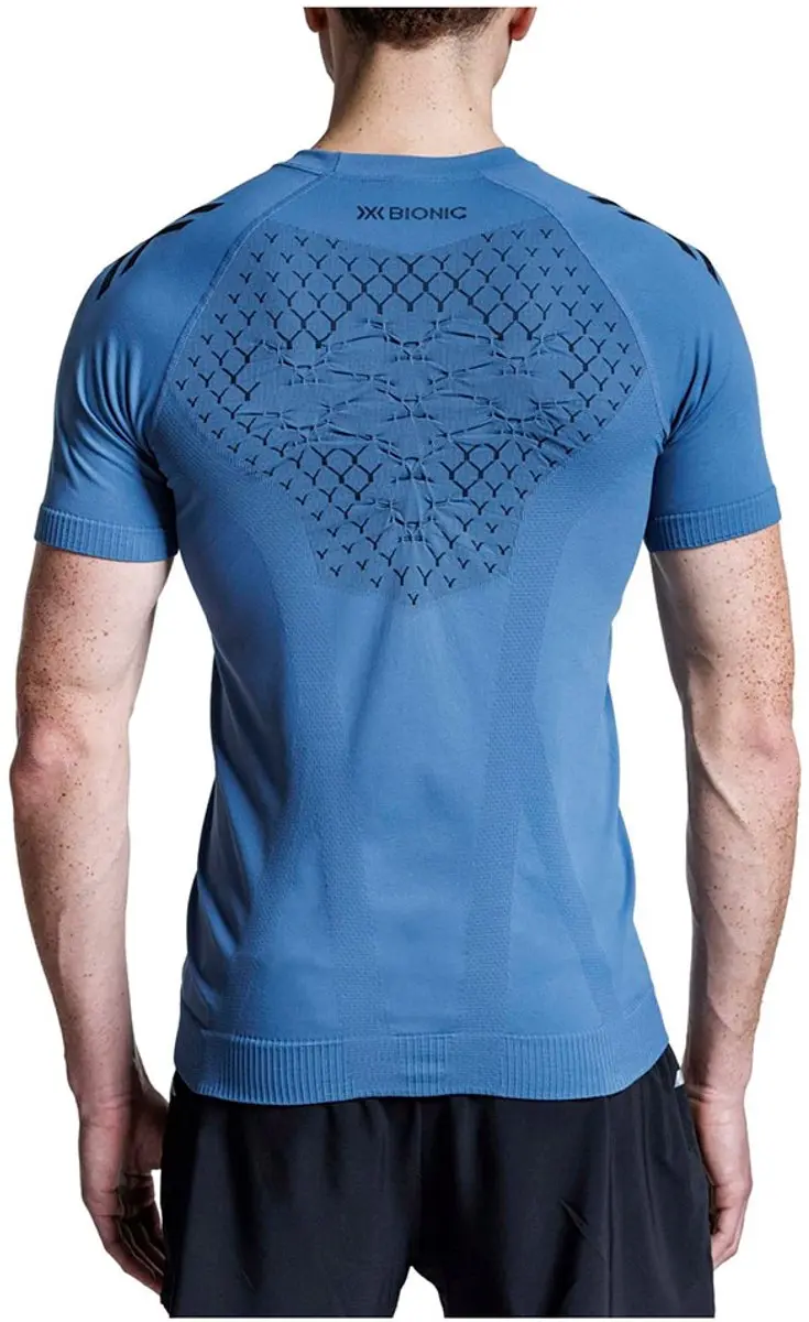 X-Bionic Twyce Run Shirt Heren - Slate Blue/X Black - XL - afbeelding 2 van 6