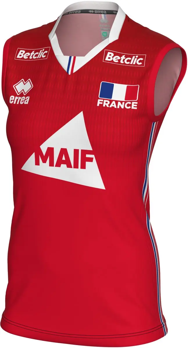 Errea Libero Dames Shirt Frankrijk 2025/26 - L - Ros bia roy - afbeelding 6 van 6