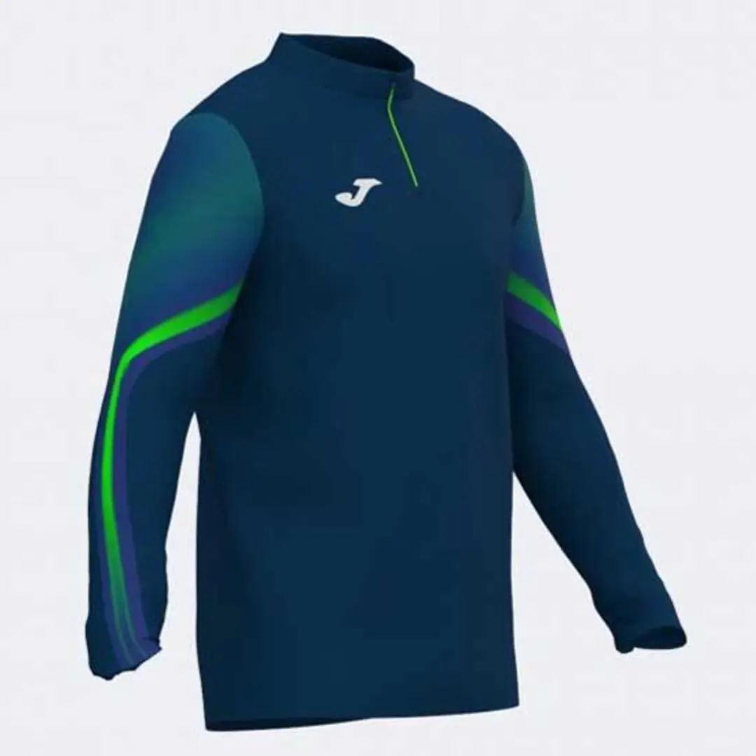 Joma Elite Xi Sweatshirt 11-12 Years - Navy/Fluor Green