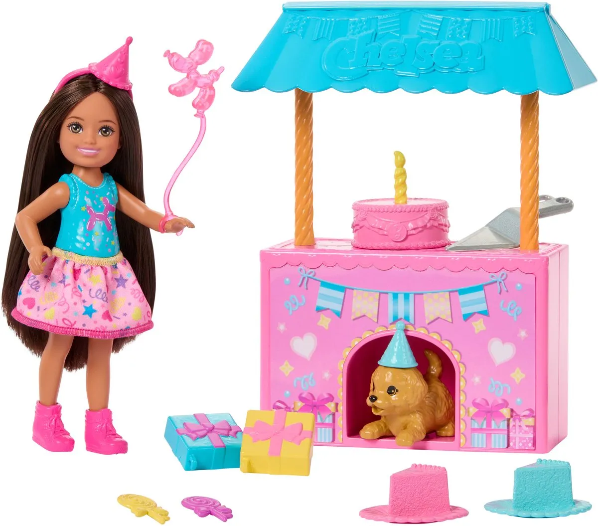 Barbie Club Chelsea Verjaardagsverrassing Pop
