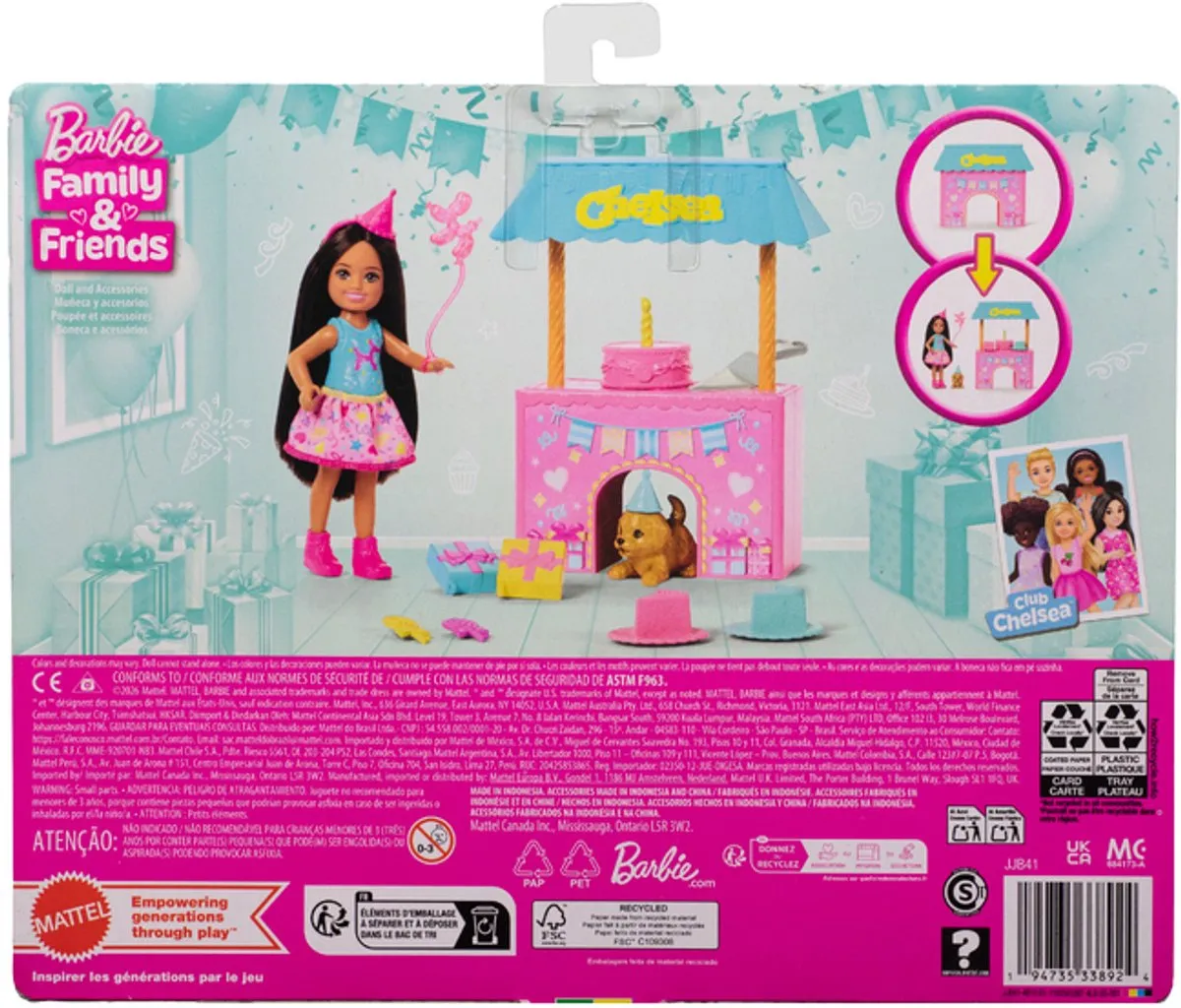 Barbie Club Chelsea Verjaardagsverrassing Pop - Meerkleurig