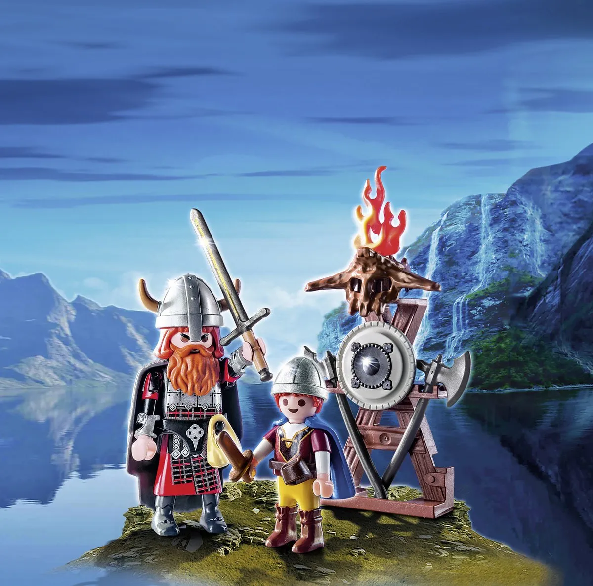 Playmobil Easter Eggs Viking 9209 - Rood