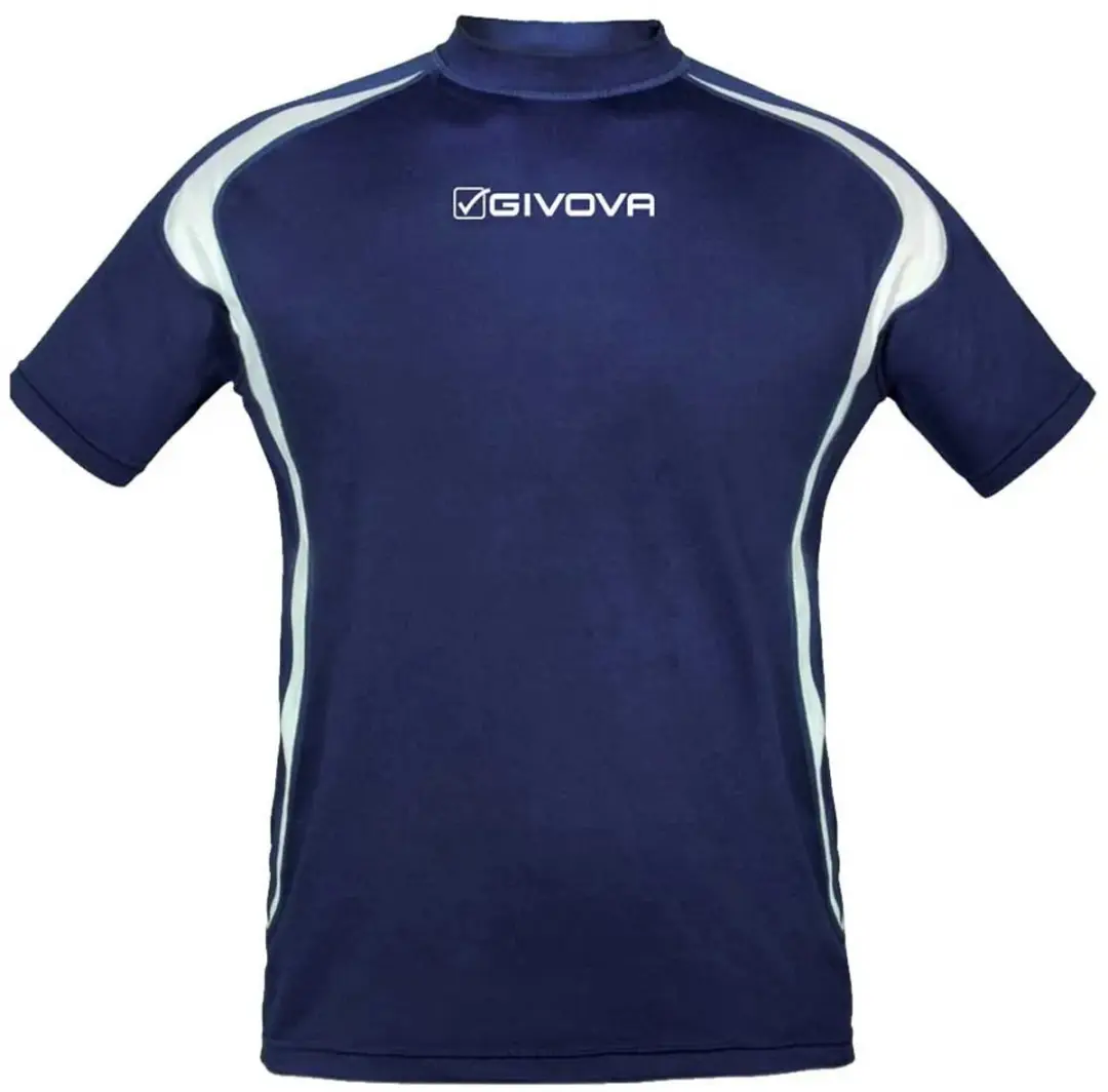 Givova Running Hardloop T-shirt Unisex - Blauw-wit - afbeelding 4 van 5