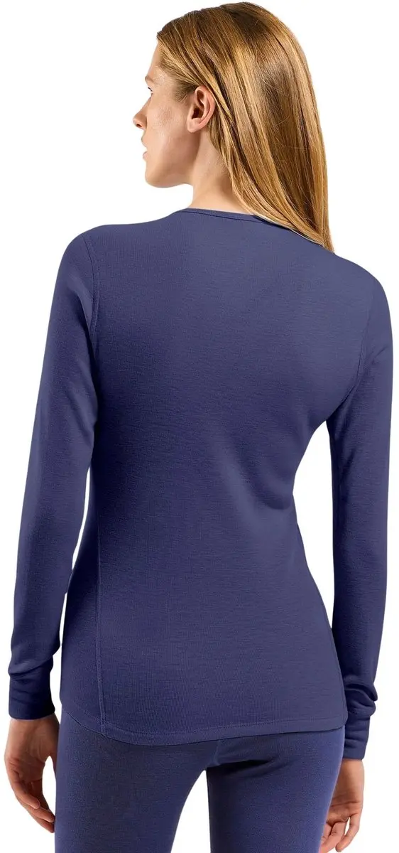 ODLO Active Warm Eco Base Layer Longsleeve Dames XL - Lichtgrijs - afbeelding 4 van 6