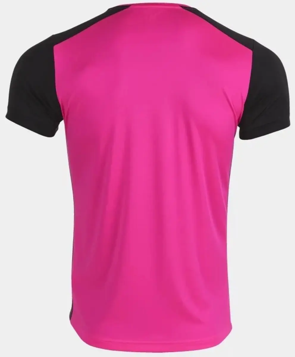 Joma Heren Record II T-shirt - Fluorroze/Zwart - S - afbeelding 6 van 6