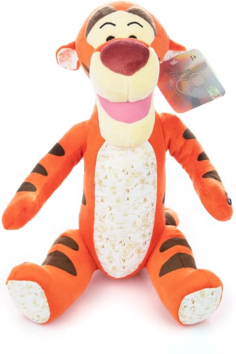 Disney Knuffel Tijgetje Geluid 30cm - Blauw - afbeelding 2 van 6