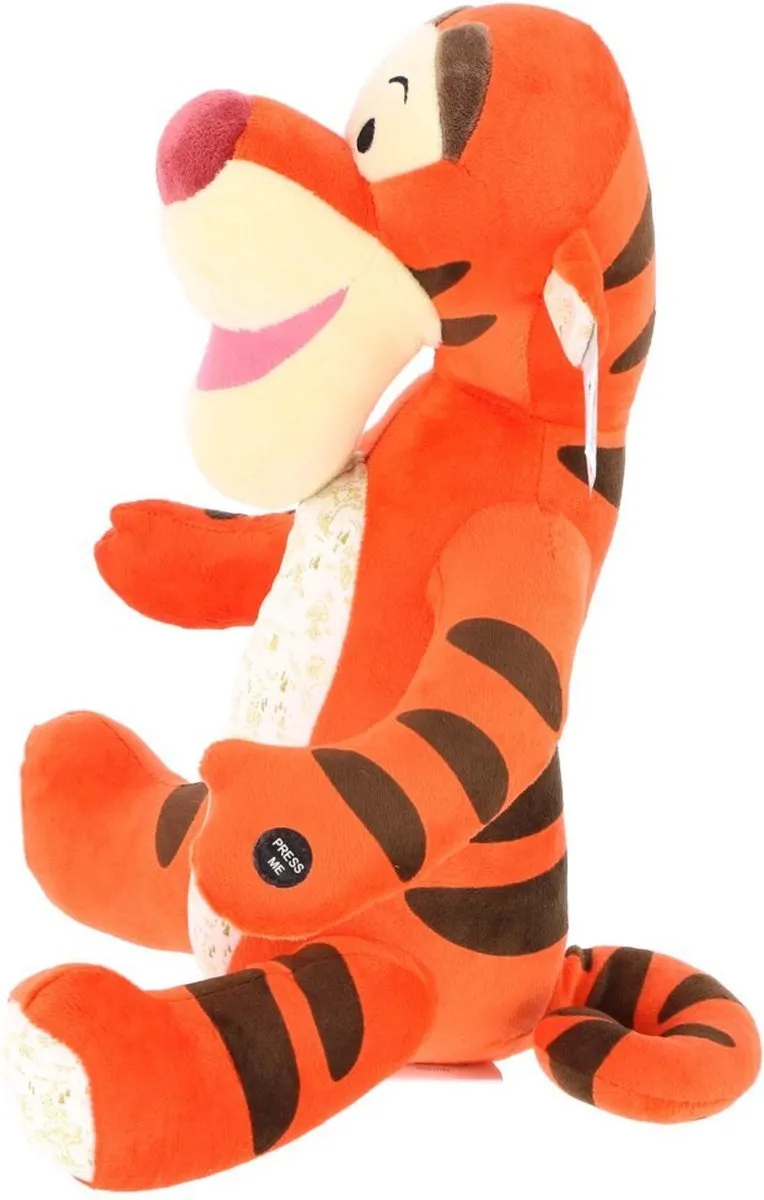 Disney Knuffel Tijgetje Geluid 30cm - Blauw - afbeelding 3 van 6
