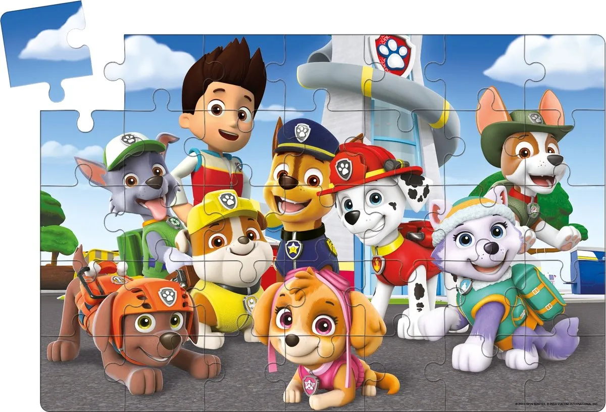 Tactic PAW Patrol Vloerpuzzel 35 Stuks - 60x40cm