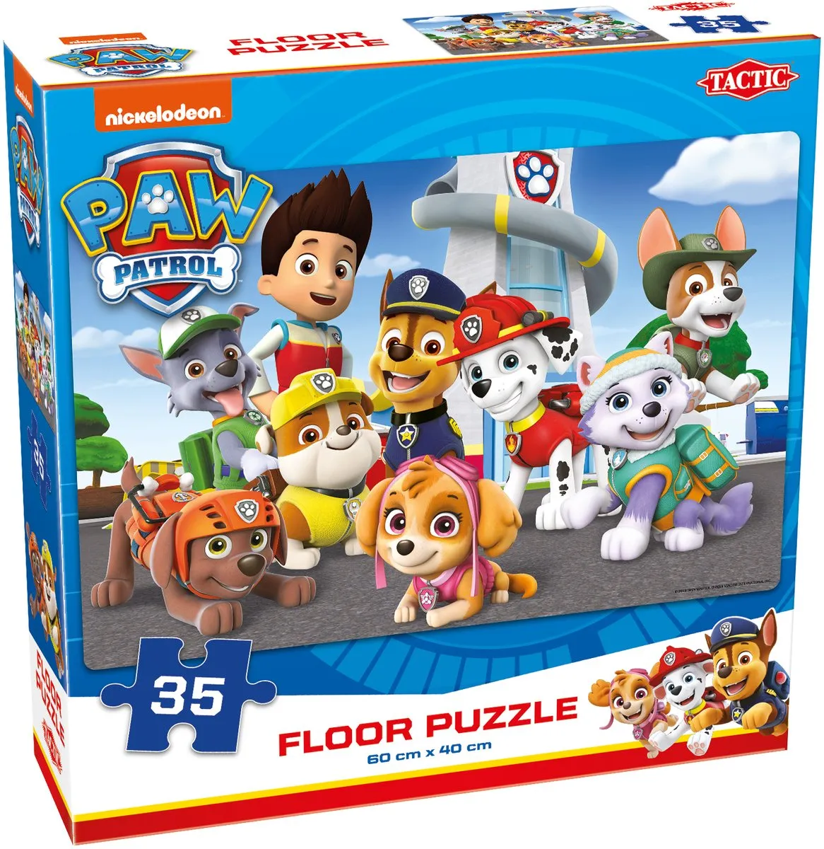 Tactic PAW Patrol Vloerpuzzel 35 Stuks - 60x40cm