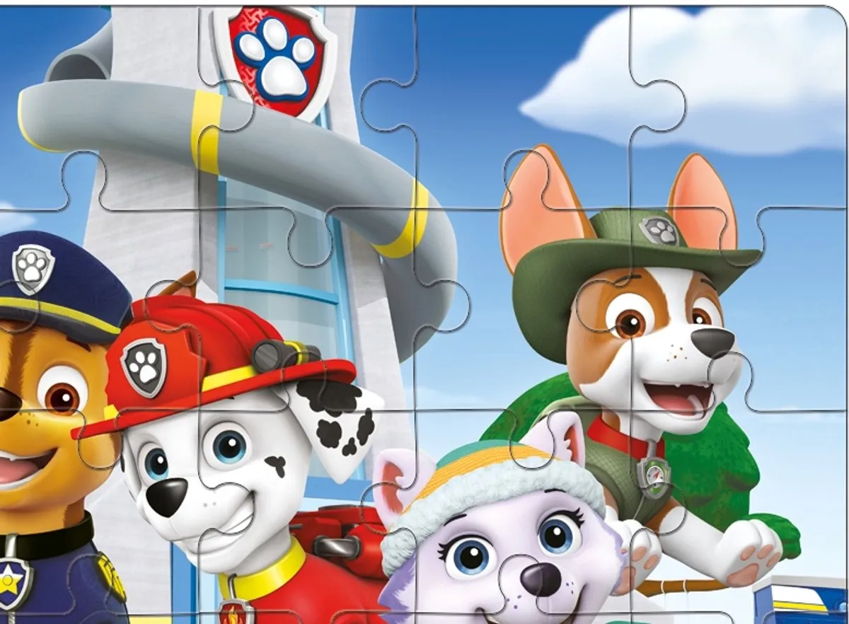 Tactic PAW Patrol Vloerpuzzel 35 Stuks - 60x40cm