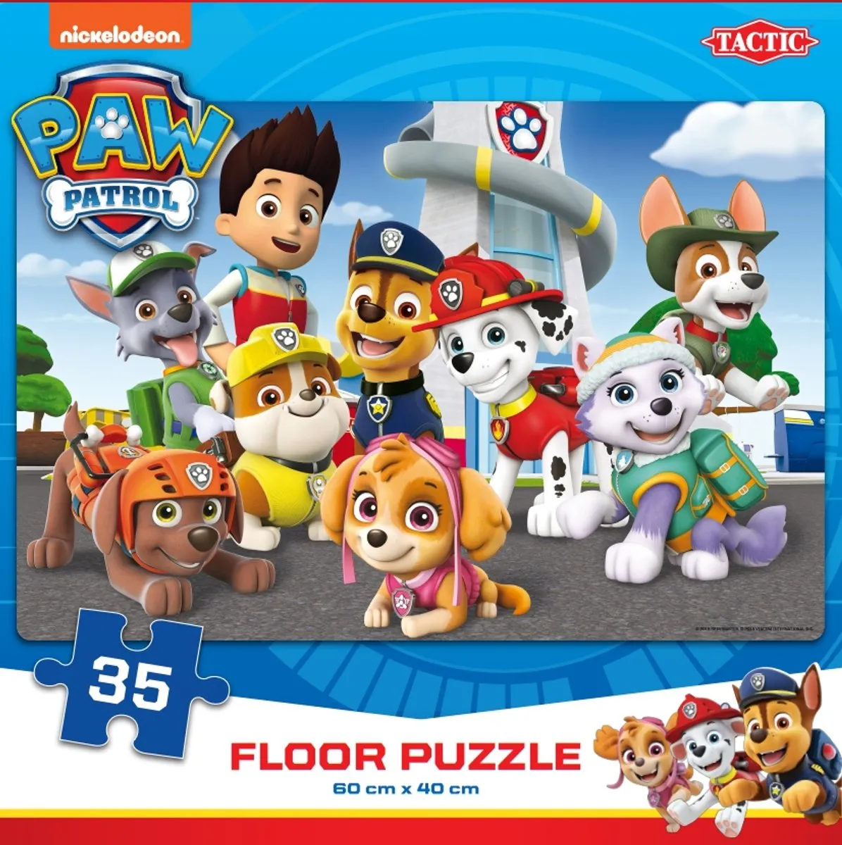 Tactic PAW Patrol Vloerpuzzel 35 Stuks - 60x40cm