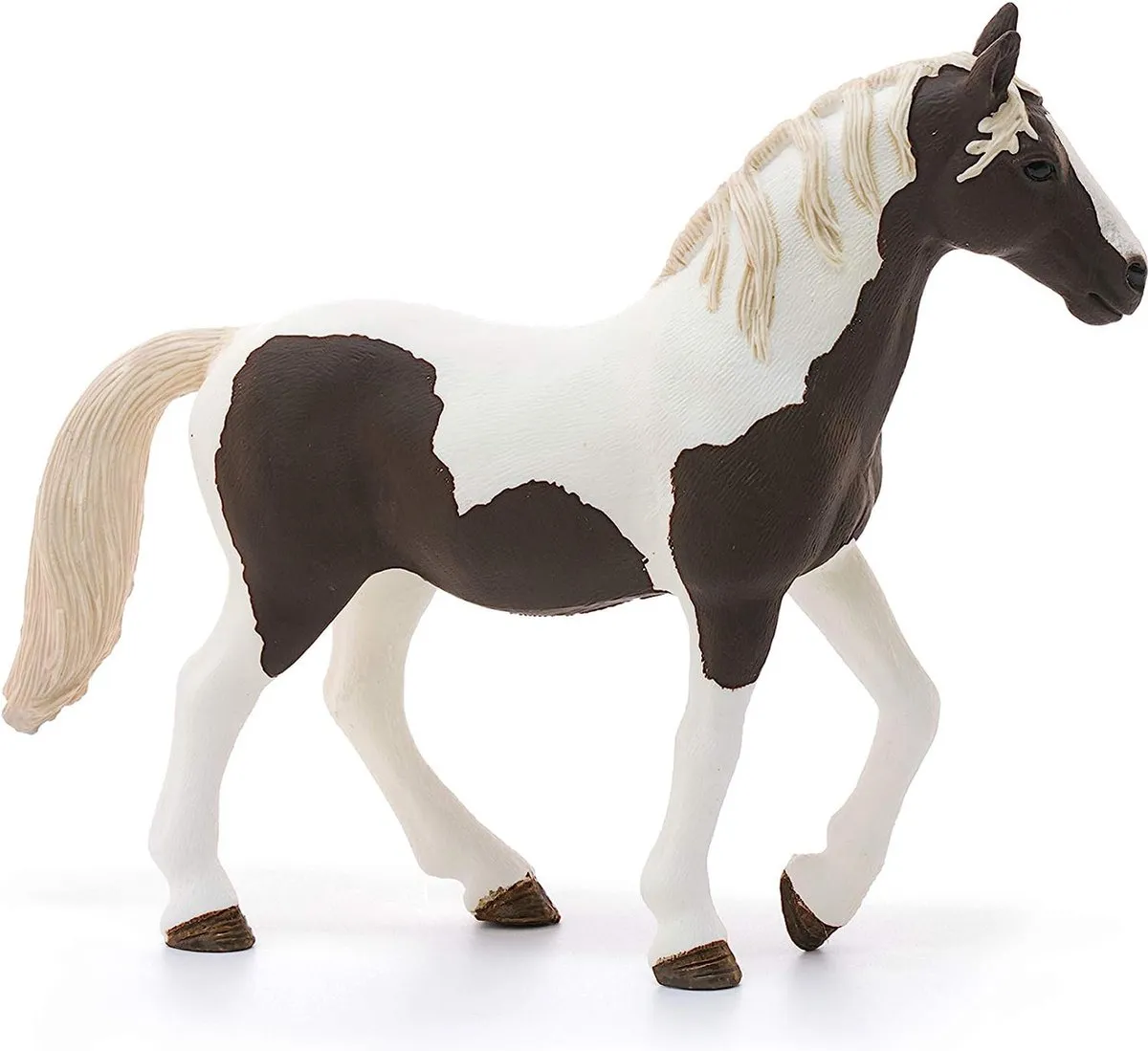 Schleich FARM WORLD Pinto Merrie Speelfiguur 13830 - Wit/Bruin