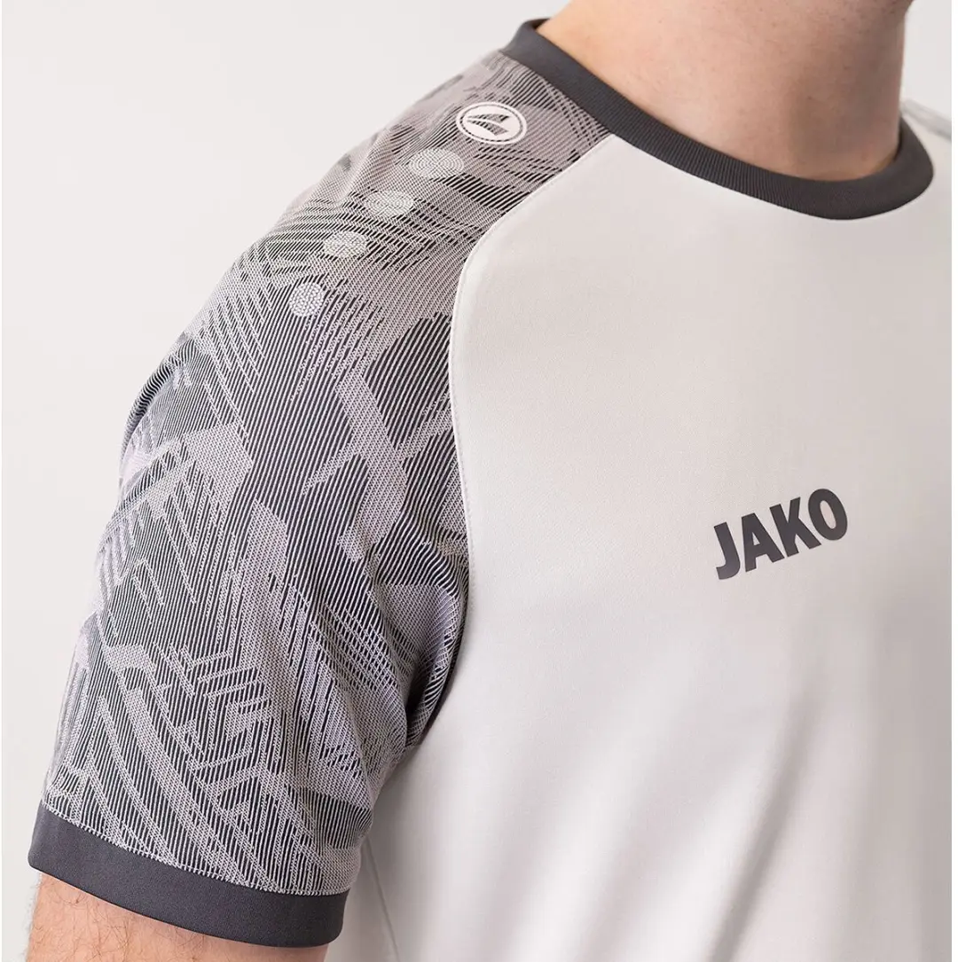 JAKO Iconic Shirt Korte Mouw Heren - Wit/3XL