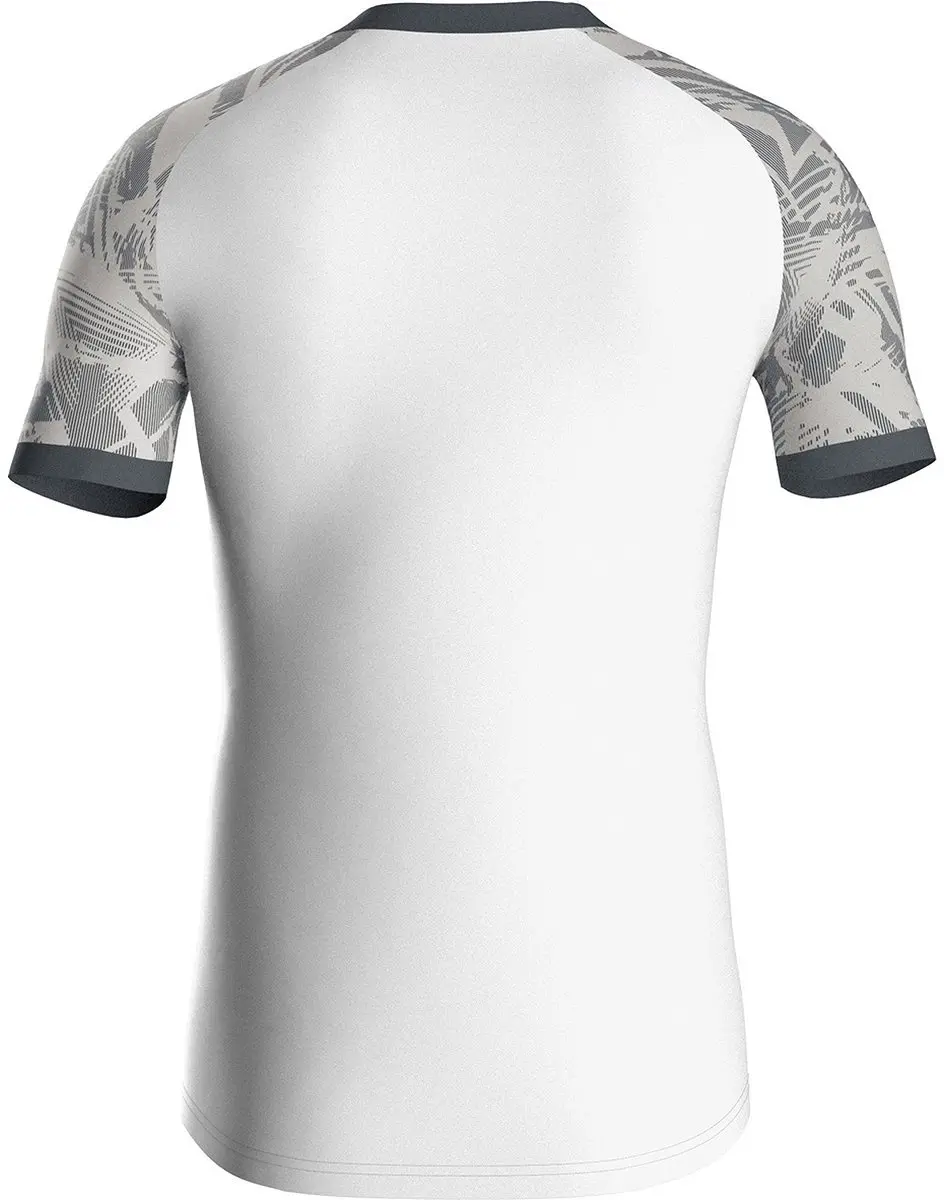JAKO Iconic Shirt Korte Mouw Heren - Wit/3XL