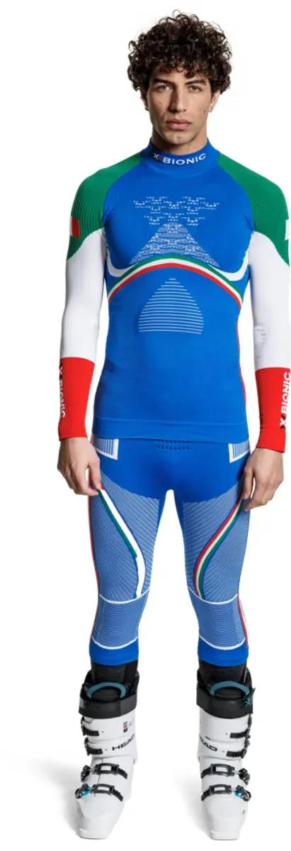 X-Bionic Energy Accumulator 4.0 Patriot Pants 3/4 Italy Heren Compressiebroek