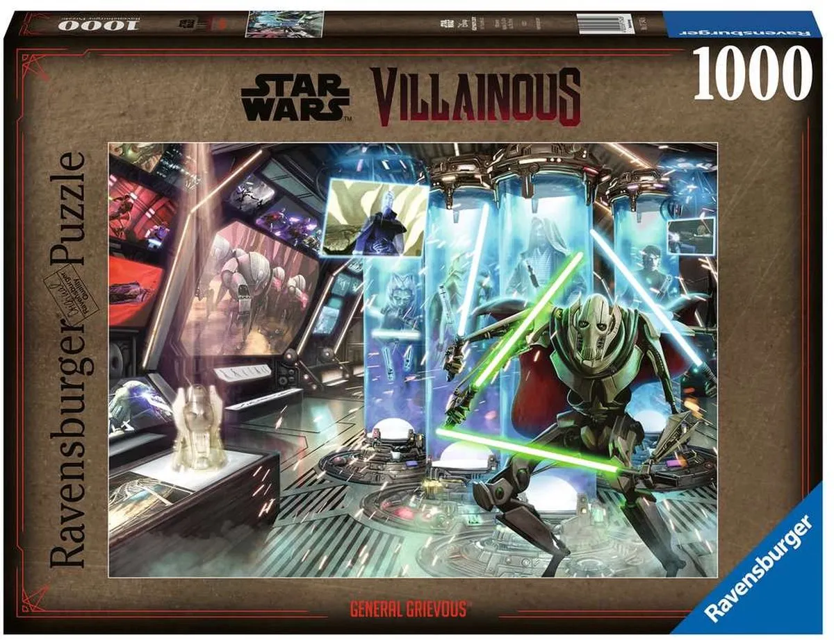 Ravensburger Star Wars Villainous General Grievous Legpuzzel 1000 Stuks