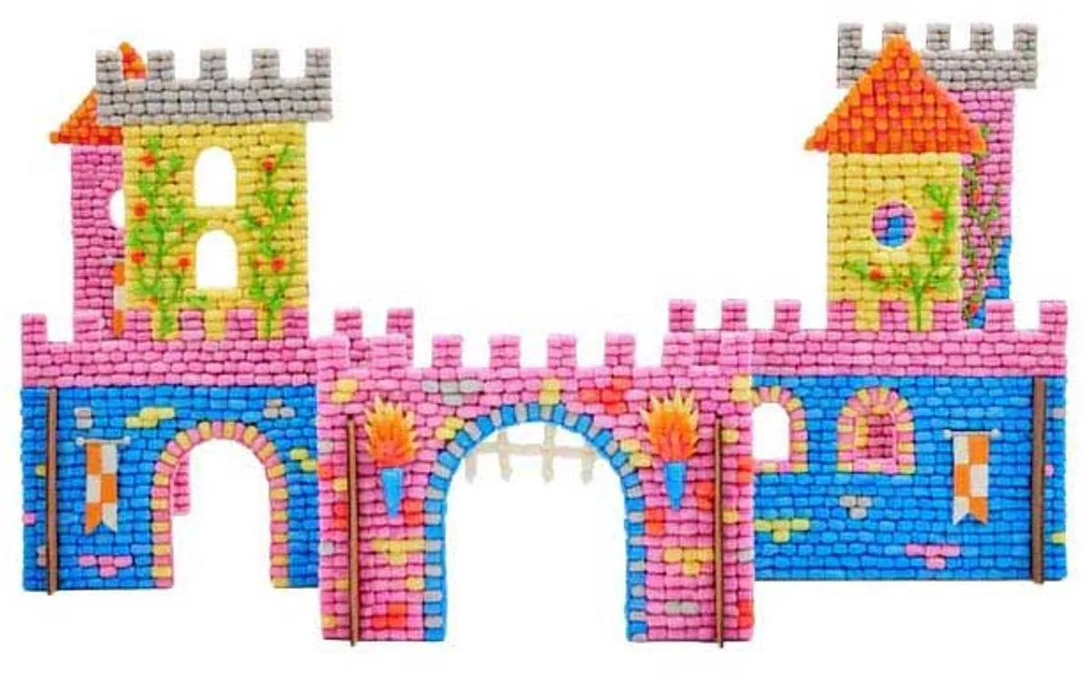 PlayMais Mosaic Kasteelset - 8000 Stukjes Multi