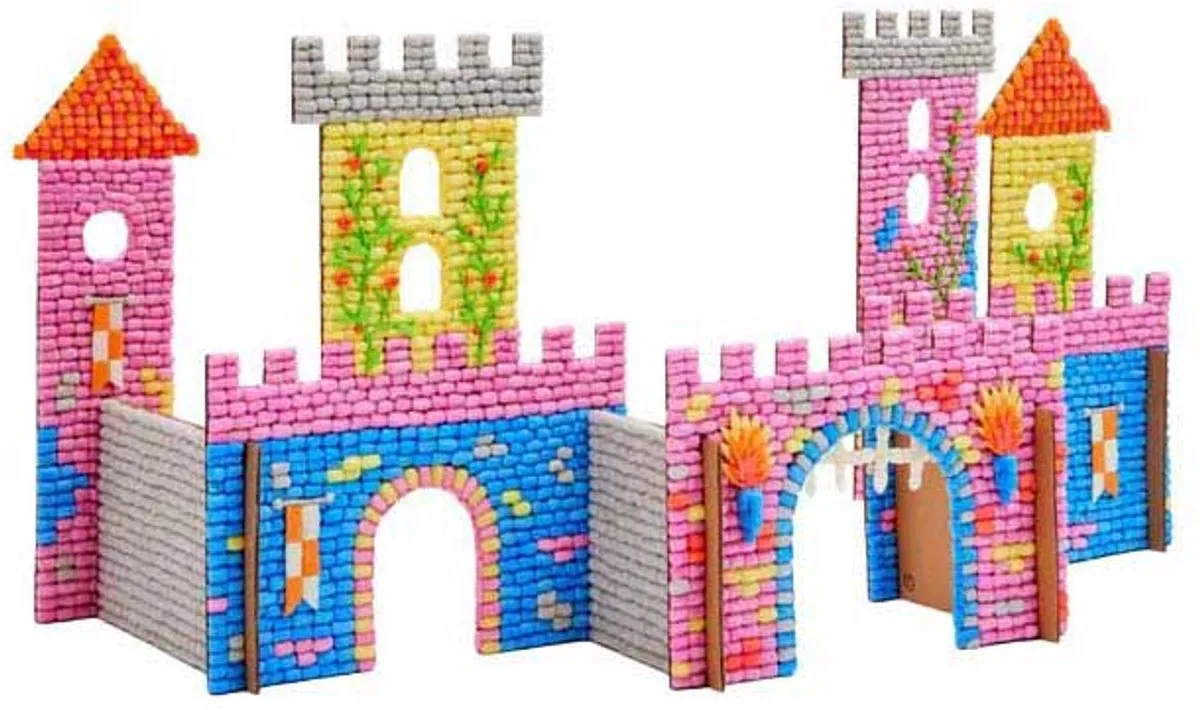 PlayMais Mosaic Kasteelset - 8000 Stukjes Multi