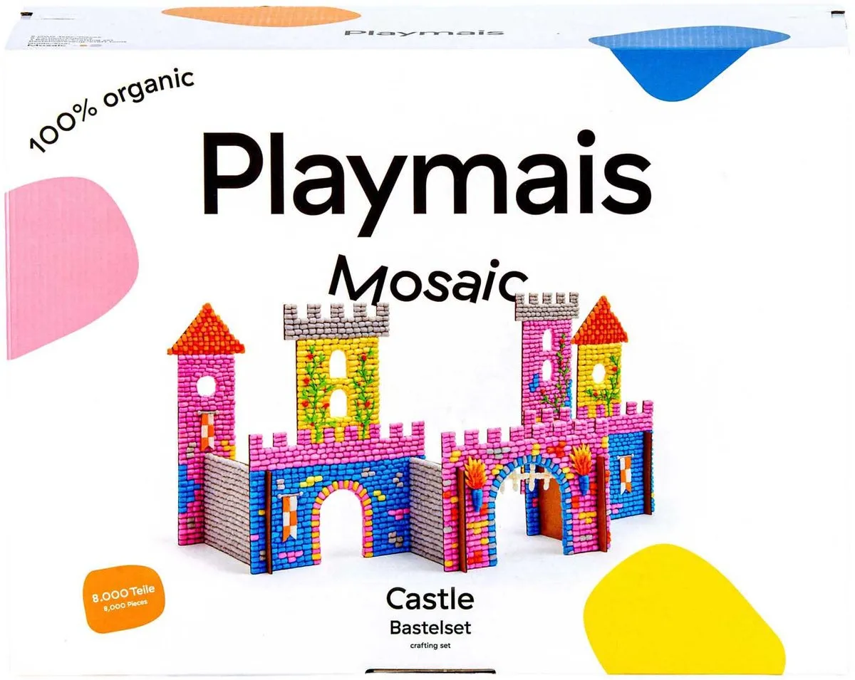 PlayMais Mosaic Kasteelset - 8000 Stukjes Multi