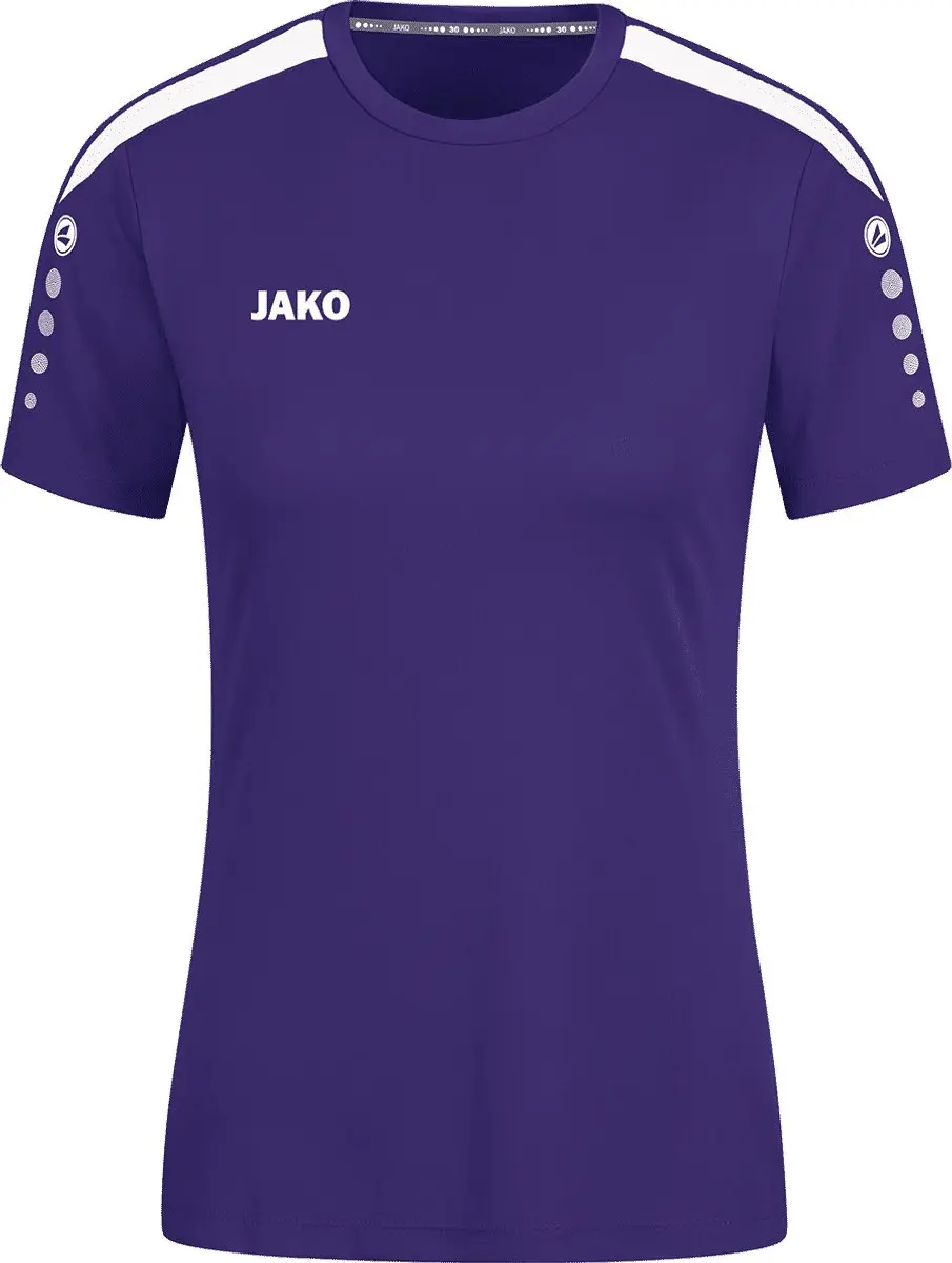 JAKO Power Shirt Korte Mouw Dames - Paars - Maat 38