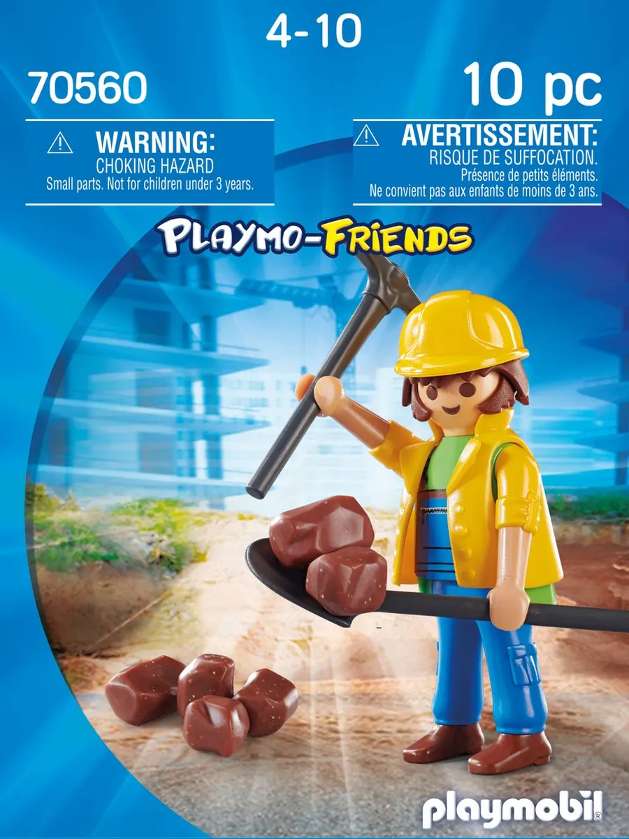 Playmobil Playmo-Friends Bouwvakker 70560 - Multicolor - afbeelding 5 van 6
