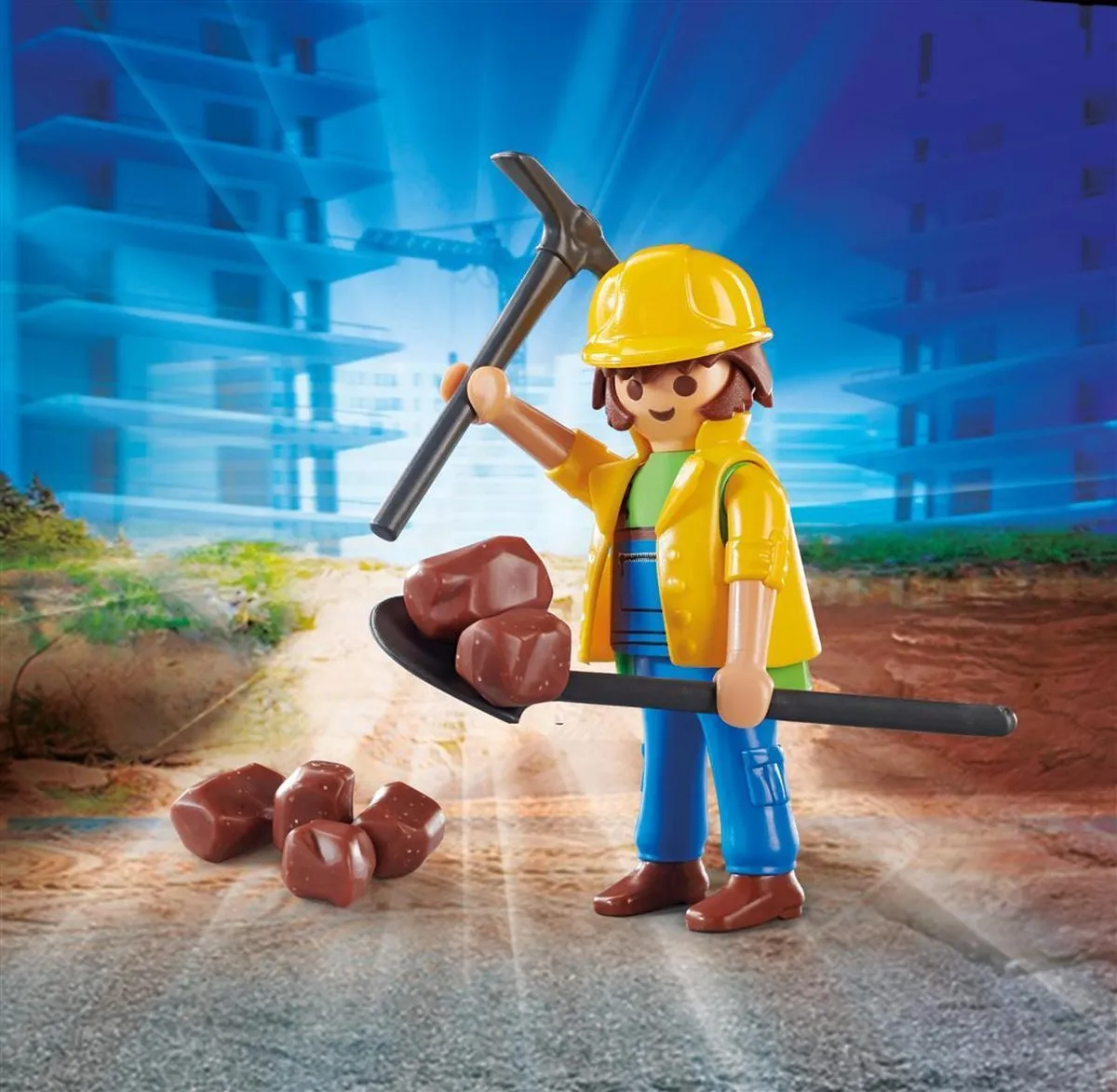Playmobil Playmo-Friends Bouwvakker 70560 - Multicolor - afbeelding 2 van 6