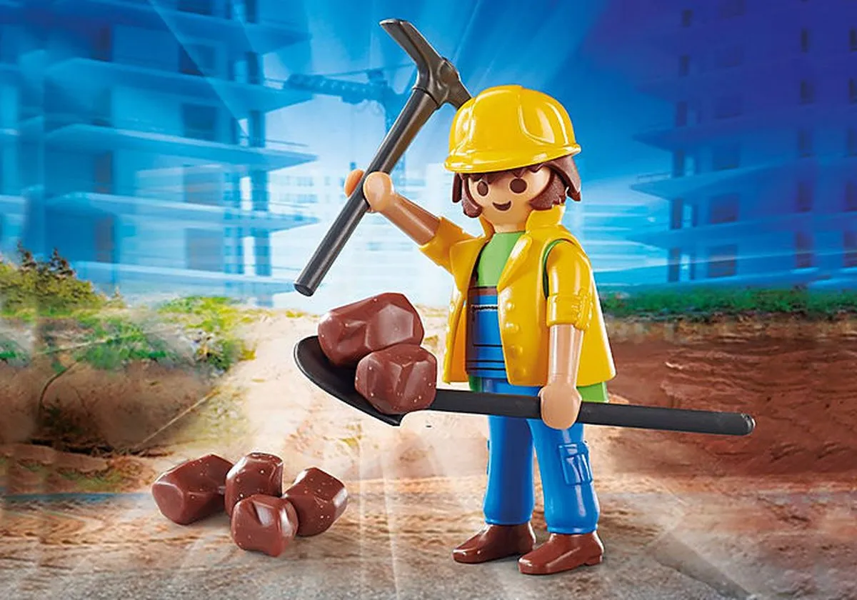 Playmobil Playmo-Friends Bouwvakker 70560 - Multicolor - afbeelding 3 van 6