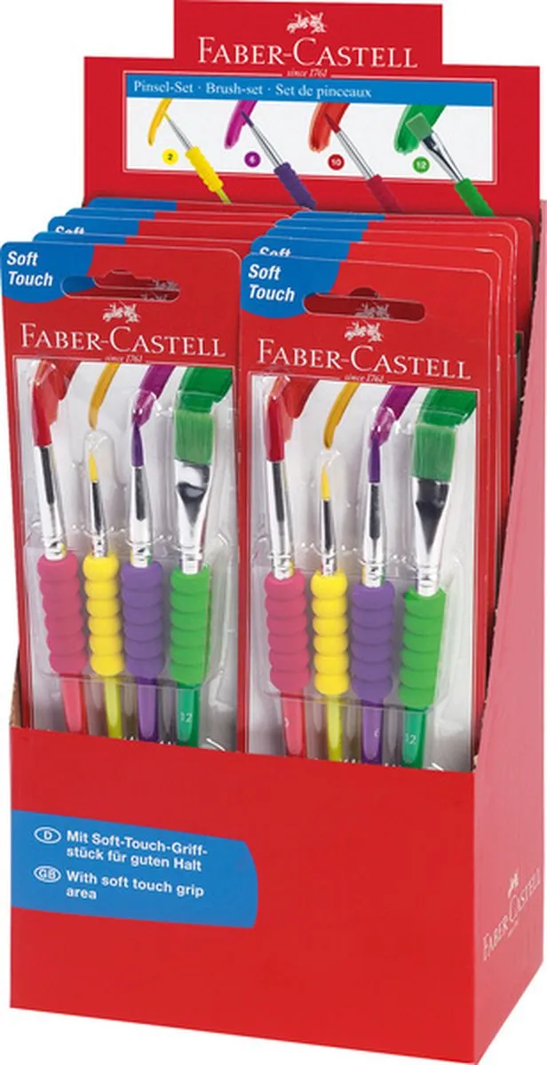 Faber-Castell Penselenset FC-481600 - 4 Stuks