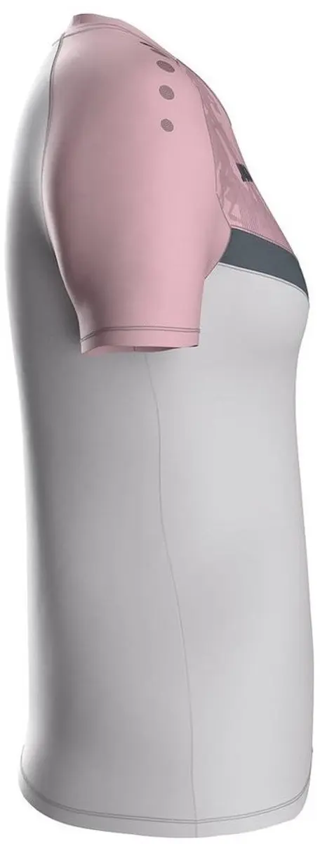 Jako Iconic T-Shirt Dames - Zachtgrijs/Rose - Maat 40