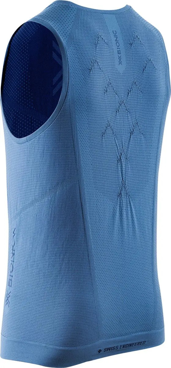 X-Bionic Xceed Run Tanktop RTTTS25M-A131-S - S - Leisteenblauw/Marine