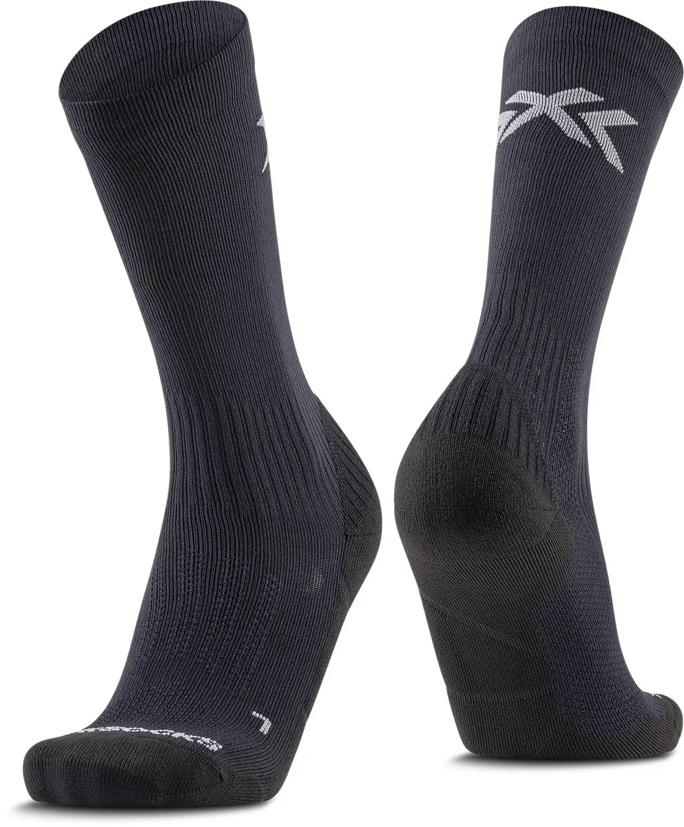 X-Socks Core Sport Graphics Crew Sokken Opal Black/Arctic White 45-47