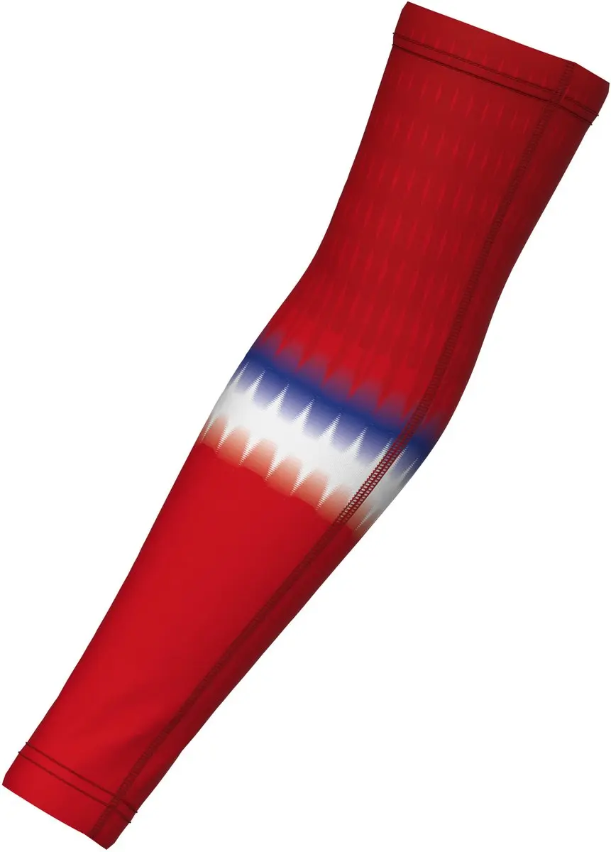 Errea Libero Compressiemanchet France Jade 2024/25 - L/XL - Rood/Wit - afbeelding 2 van 2
