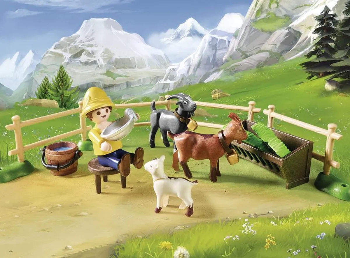 Playmobil Heidi Peter Geitenstal - 70255 - afbeelding 5 van 6