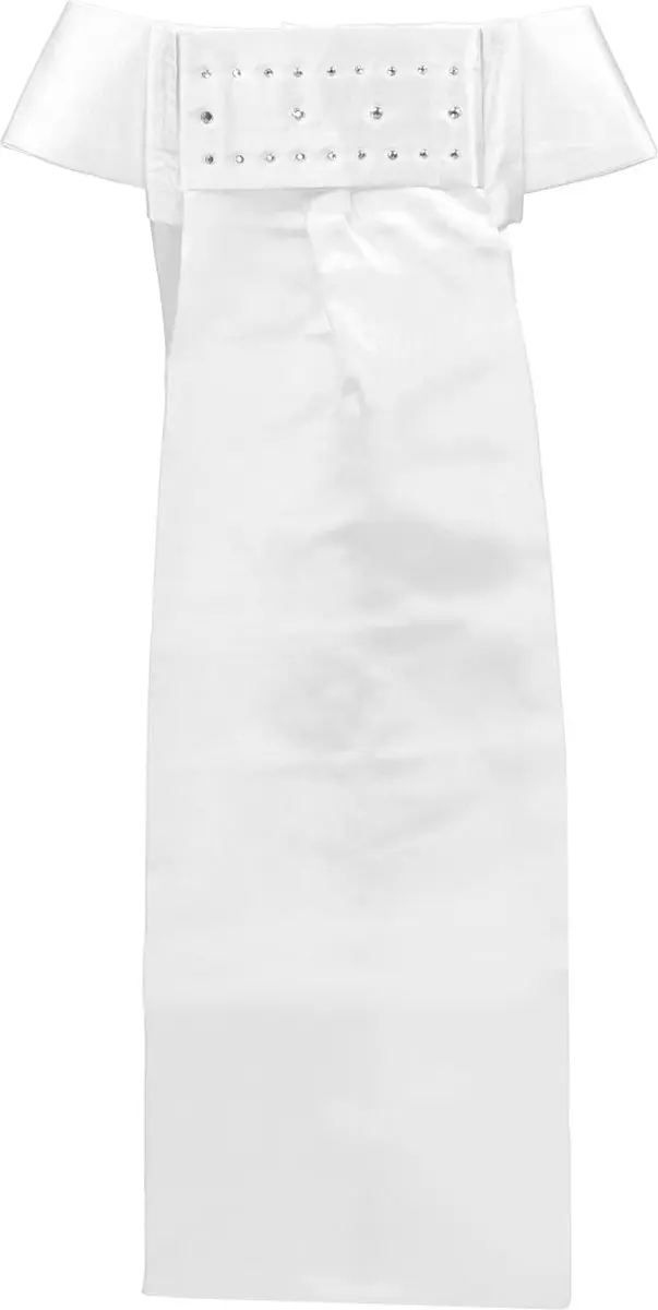 Quur Plastron Quur Qelegance Wit-zilver