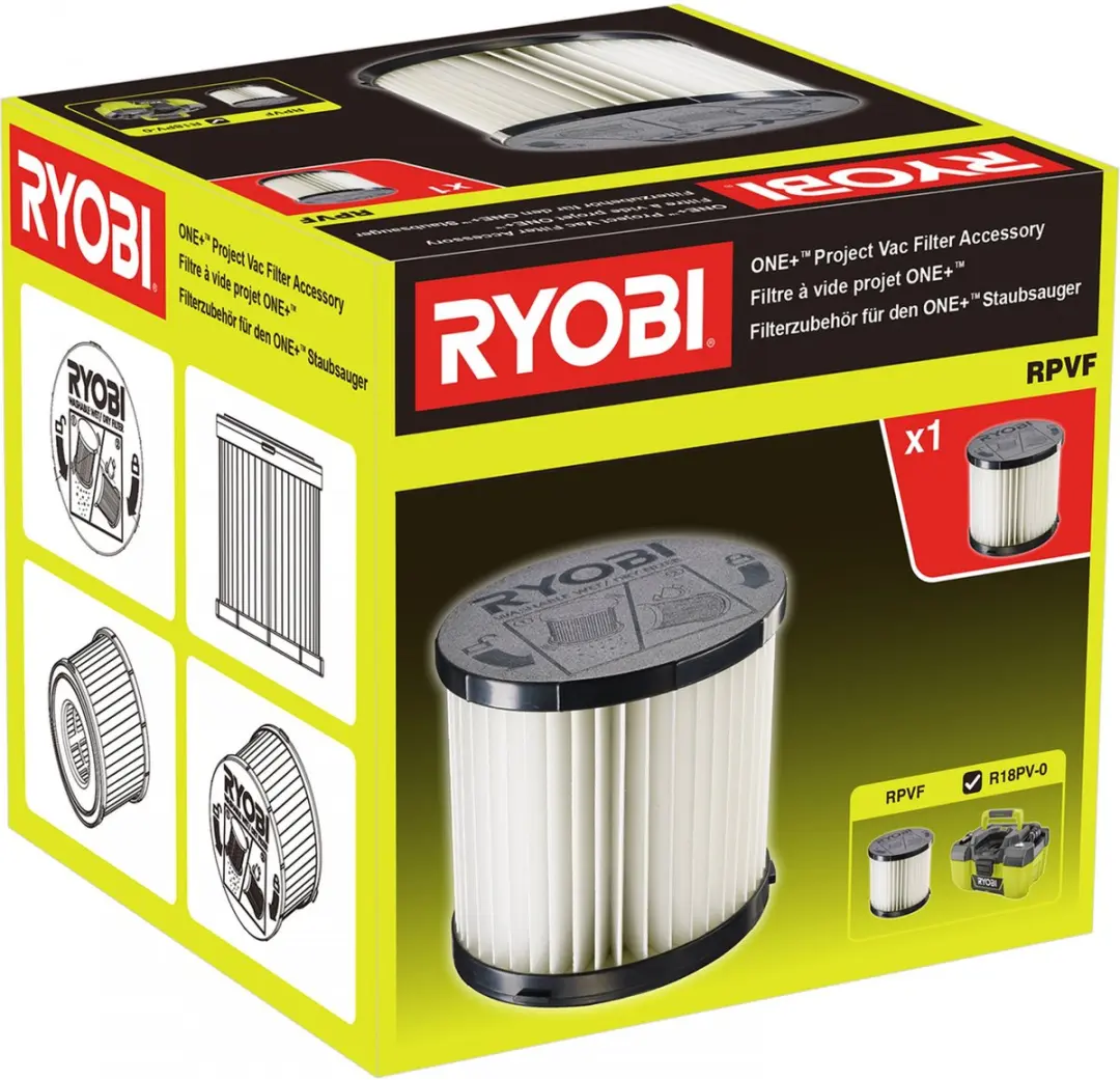 Ryobi ONE+ RPVF Project Stofzuigerfilter
