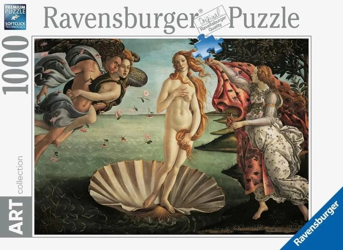 Ravensburger Puzzel 1000 Art De Geboorte van Venus